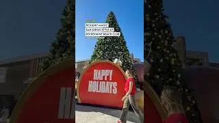 Peppermint Beach Club at Westfield UTC in San Diego brings holiday magic to life through Dec 24.