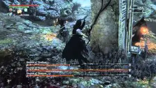 Bloodborne - Shadow of Yharnam Boss Fight (Threaded Cane)