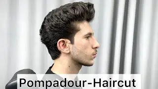 Pompadour Haircut Step by Step✅ (Easy Method) | Barber ASMR Tutorial