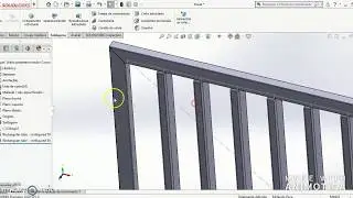 Desenho Port&atilde;o/Grade para serralheria - SOLIDWORKS