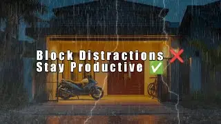 🌧️ Calm Rain Sounds for Focus | White Noise for Work & Productivity