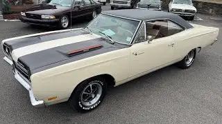 1969 Plymouth Road Runner Test Drive 383 V8 A/C $37,900 Maple Motors #3186