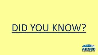 Did You Know? Allsco windows come standard with Roto Hardware