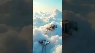 world in  clouds 🌨️ (Midjourney. Adobe After Effects. Kling AI)clouds #sky46.1K##nature#ai#magic