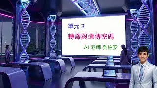 DNA教室 / 單元3 / 轉譯與遺傳密碼 / AI老師吳柏安