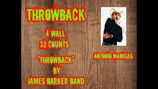 Throwback | Country Line Dance by Antonio Manigas (Demo&Steps)