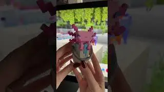 This Minecraft Axolotl Figure Is Extremely CUTE