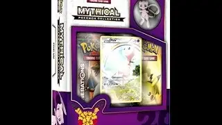 (NEAT PULLS) Mew Mythical Pokemon Collection Box Opening