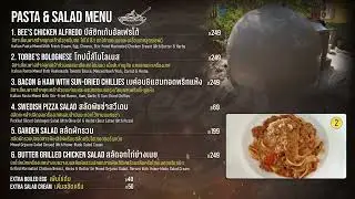 Digital menu video -  Bee's Pizza