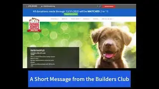 Builder's Club - Father John's Animal House Donation