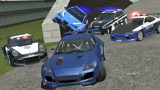 Gmod Unit Vehicles - Mazda RX-8 Custom VS TPPD at gm_echocity_circuit!