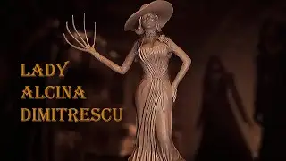 Sculpting Resident Evil Alcina Dimitrescu (Лепка из пластилина Альсина Димитреско )