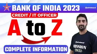 Bank of India PGDBF (Credit/IT Officer) 2023 | A to Z Complete Information By Umer Mir