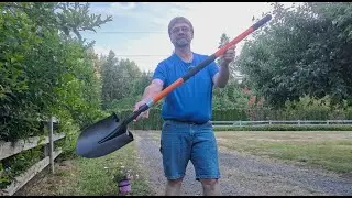 See How This Fiberglass Handle Shovel Digs Hard Ground - VNIMTI