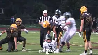 Rochester Adams 2024 RB/MLB/OLB Gavin Farris full game highlights vs. Lake Orion