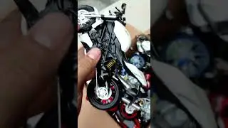 Box Full With Diecast Metal Scale Model Bikes #shorts