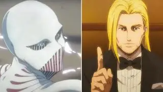Willy Tybur Speech And Eren fights Warhammer Titan