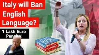 Italy Will Ban English Language? | New Draft Bill | Chronoverse Insight.