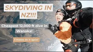 First SKYDIVING Experience in NEW ZEALAND| NZ Travel Diary
