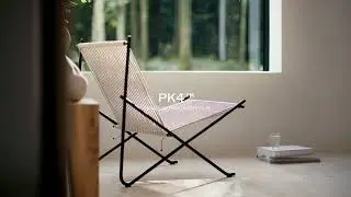 Fritz Hansen | Lounge chair PK4 by Poul Kj&aelig;rholm