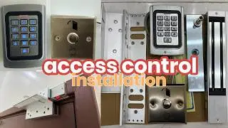 How To Install Access Control Access Door Lock How Configuration Multi Star Smart magnetic Door Lock