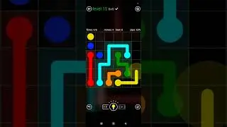 Flow free classic pack 6&times;6 gameplay.