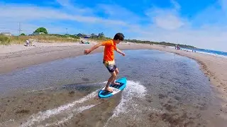 Skimboarding Crystal Clear Tide Pools | Best Skimboarding Spot?