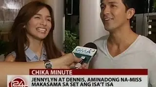 24Oras: Dennis Trillo at Jennylyn Mercado, nag-taping na para sa 