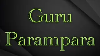 Guru parampara