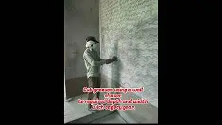 Electrical Conduit Groove Cutting | Site Method#ElectricalWork#GrooveCutting#ConstructionSite