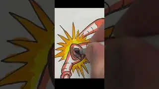 Drawing Blaziken VMax from Pok&eacute;mon. #shorts