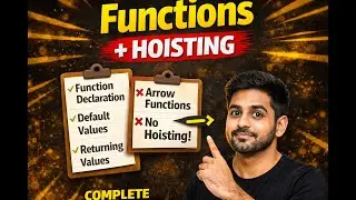 Functions in JavaScript – Declaration, Return, Default Params & Hoisting| Day 2 #javascript #coding