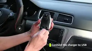 Автомобильный держатель с беспроводной зарядкой Smart Sensor