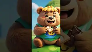 नन्हा भालू मोटू-मोटू 🐻 | Cute Bear Kids Rhyme | Hindi Cartoon Song for Toddlers
