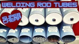Welding rod tubes