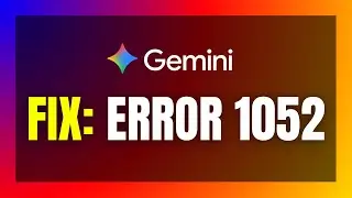 Gemini ERROR 1052 FIX ☁️ 
