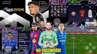 ALREADY REAL FACE😱 I Play eFootball PES 2026 PPSSPP Europe and Indonesian League Transfer Updates