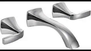 Review Moen T6906 Voss Two-Handle Wall Mount Bathroom Faucet Trim Kit 2021