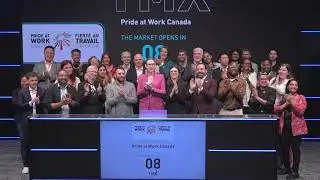 Pride at Work Canada Opens the Market Friday, May 17, 2024