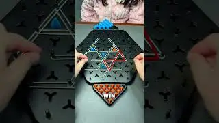 This is the recently popular desktop battle game, Chain Triangle Chess. #puzzle#familygames