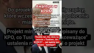 Awantura w KPRM.