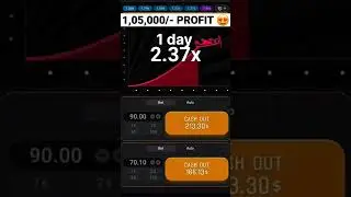1,05,000 profit 🥰☺️ one day। 101f game। Aviator #101fappwithdrawal app link। Aviator hake trik