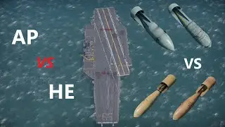 Armor Piercing Bombs Tested Against USS Forrestal In War Thunder