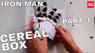 #89: Iron Man Hand Part 1 - Cereal Box (free PDF) | Costume Prop How to DIY