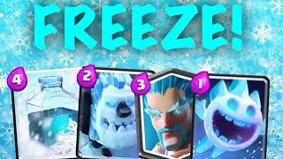 ALL FREEZE + HOG RIDER Troll deck | Clash Royale
