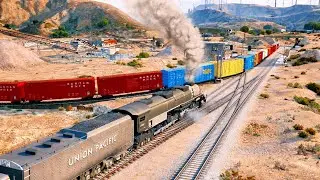 🔥 Parallel Trains INSANE Scene 🚂😱 | GTA V Cinematic