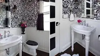 Best Black and White Powder Rooms to Admire &ndash; Ideas and Inspirations