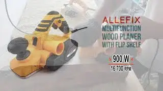 MY DIY - Allefix 900w Electric Wood Planer With Flip Shelf / Multifunction Wood Panning Carpenter