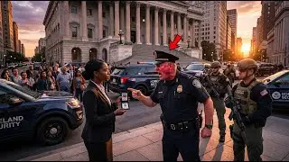 Officer Calls Black Woman's Federal Badge Fake &mdash; Until Homeland Security Surrounds Him