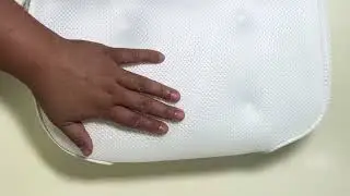 BASIC CONCEPTS Bathtub Pillow for Neck and Back Support with Drying Hook || Product Review